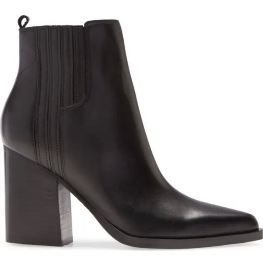 Marc Fisher LTD Oshay Black Leather Boots